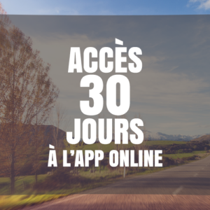 Accès 30j à l'App Online